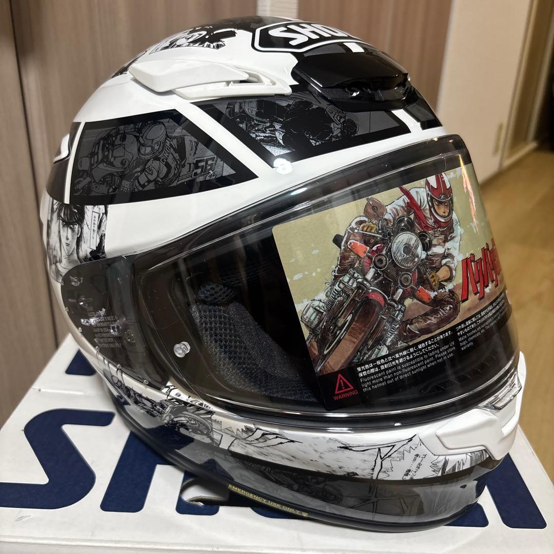 試着のみ SHOEI Z-8 バリバリ伝説 Lサイズ ダークスモークシールド付き