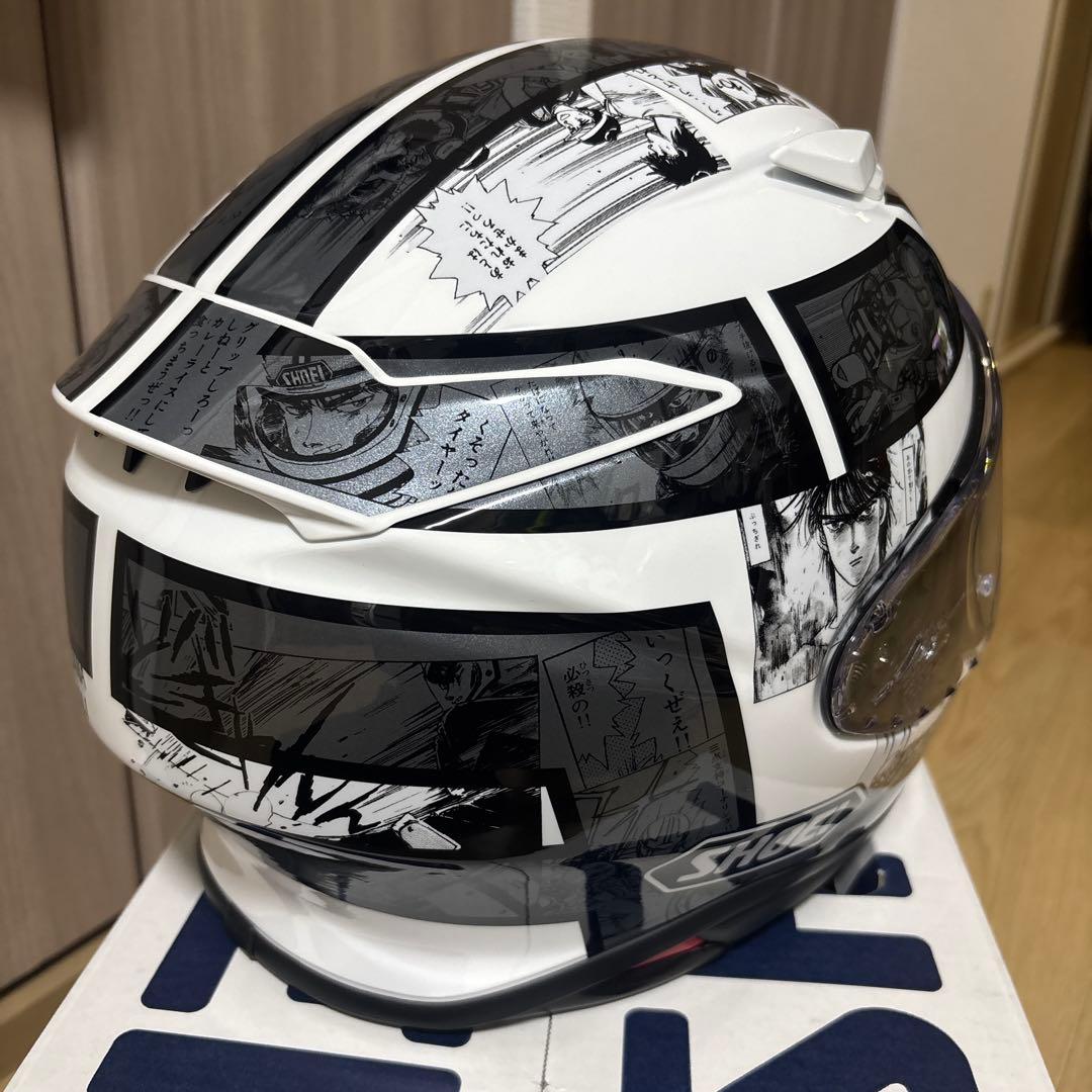 試着のみ SHOEI Z-8 バリバリ伝説 Lサイズ ダークスモークシールド付き