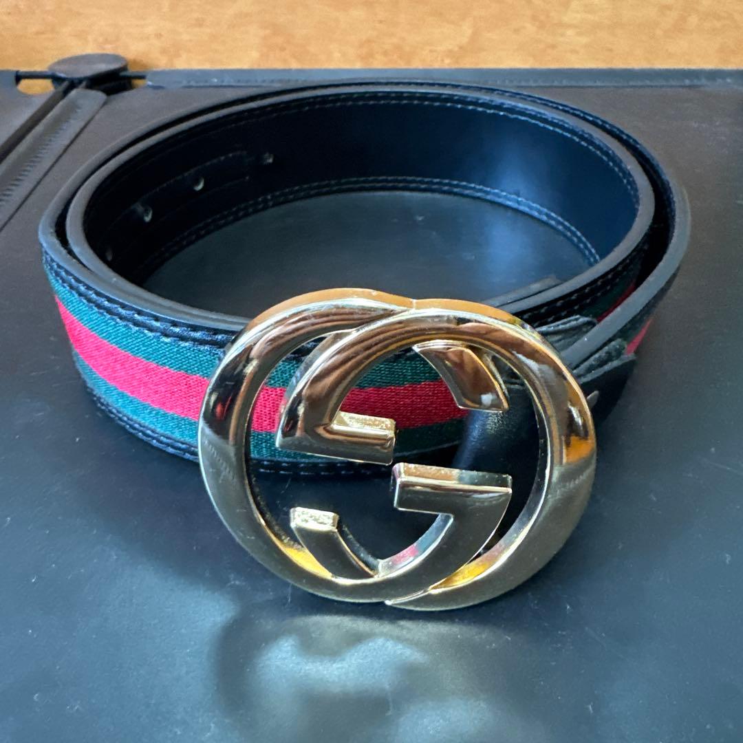 GUCCI ベルト　定番カラー グッチ GUCCI ベルト メンズ カーフスキンレザー 本革 マーモント