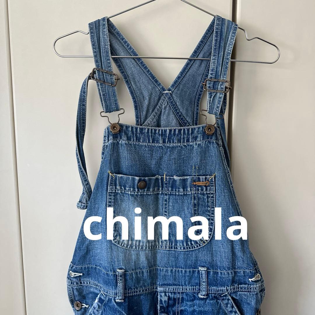 chimalaダメージ加工サロペット オールインワン オーバーオール - メルカリ