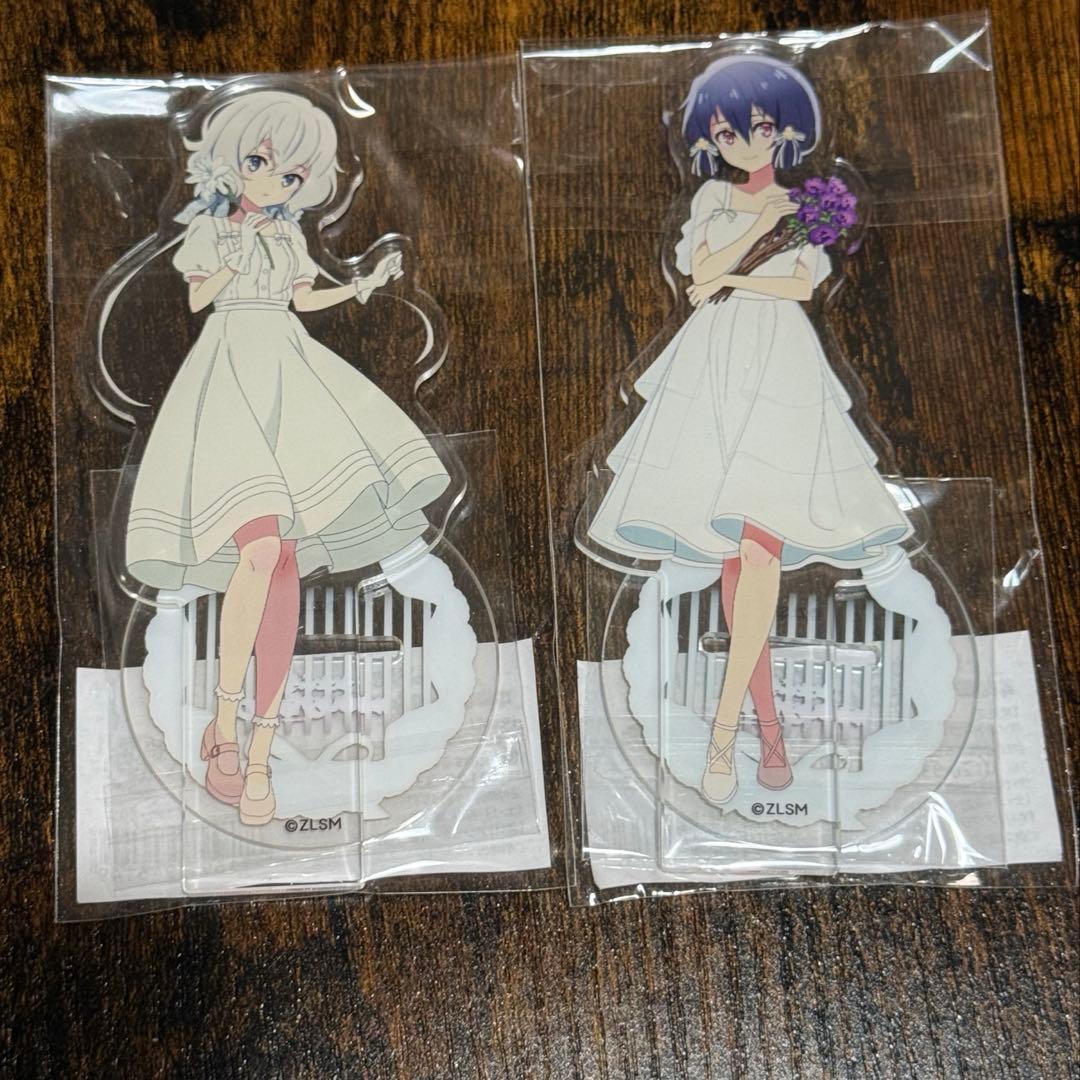 ゾンビランドサガ アクリルスタンド Loppi限定 水野愛+ 紺野純子 2