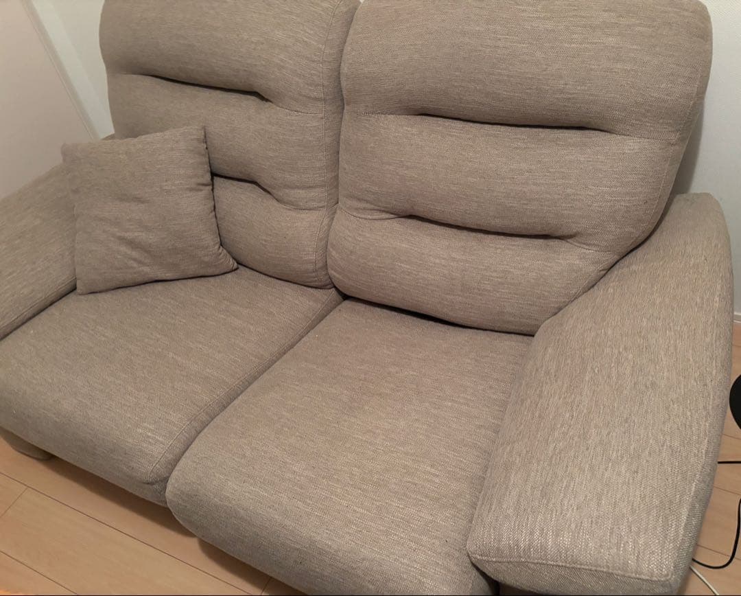 送料25,400円込み！2人用布張りソファ(NポケットA12 H-LO) ニトリ ニトリ 2人用布張りソファ(NポケットA12 H-LO DR-BE) - 通販 | 家具と