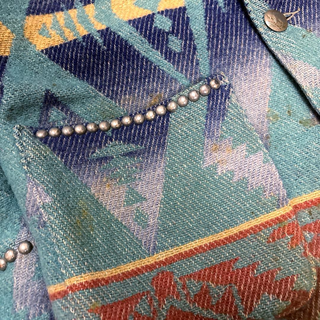 POLO COUNTRY / 90's native rug jacket