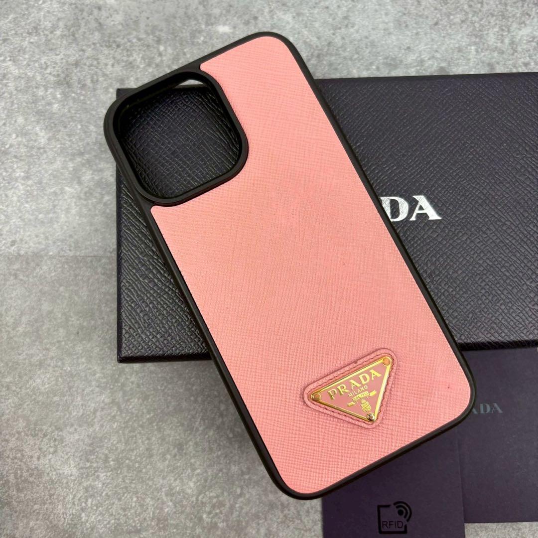 未使用級 プラダ iPhone14PRO MAX スマホカバー 三角ロゴ ピンク 2026年最新】prada iphone14pro maxの人気アイテム - メルカリ