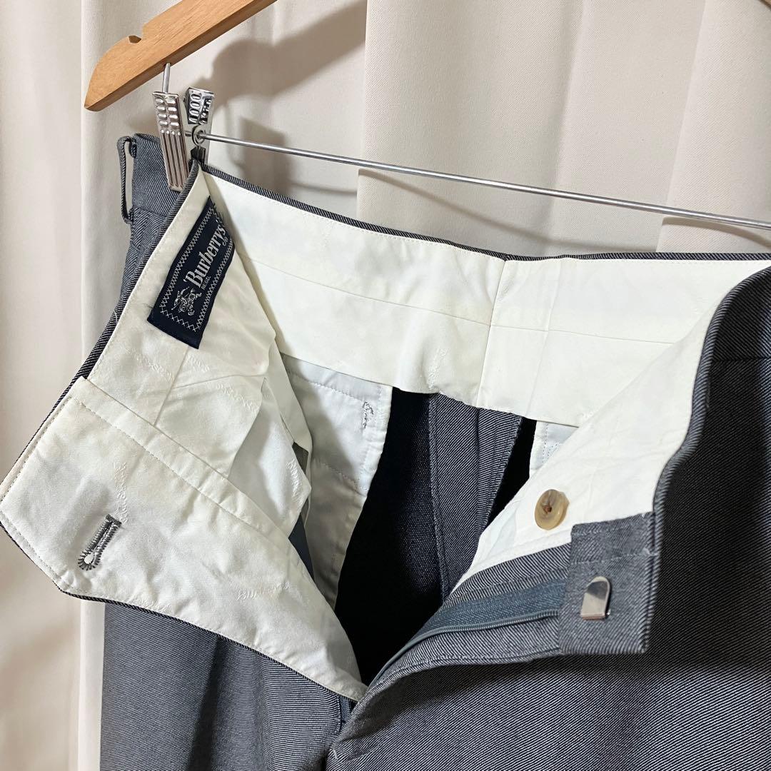 バーバリー 銀ボタン タスマニアウール ダブル セットアップ スーツ A5