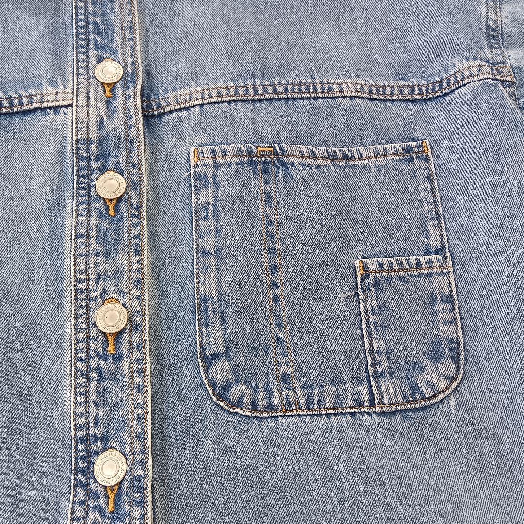 新品タグ付 2026新作 カフネ デニム シャツ ジャケット Mサイズ Mal