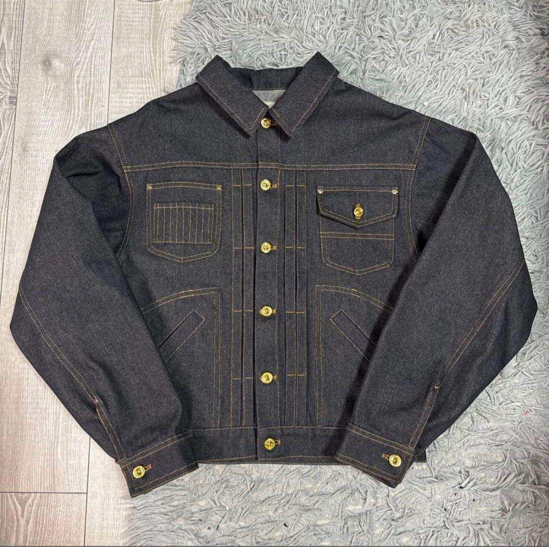 あ*ね様 ballsybrothers デニムジャケット インディゴ L - メルカリ