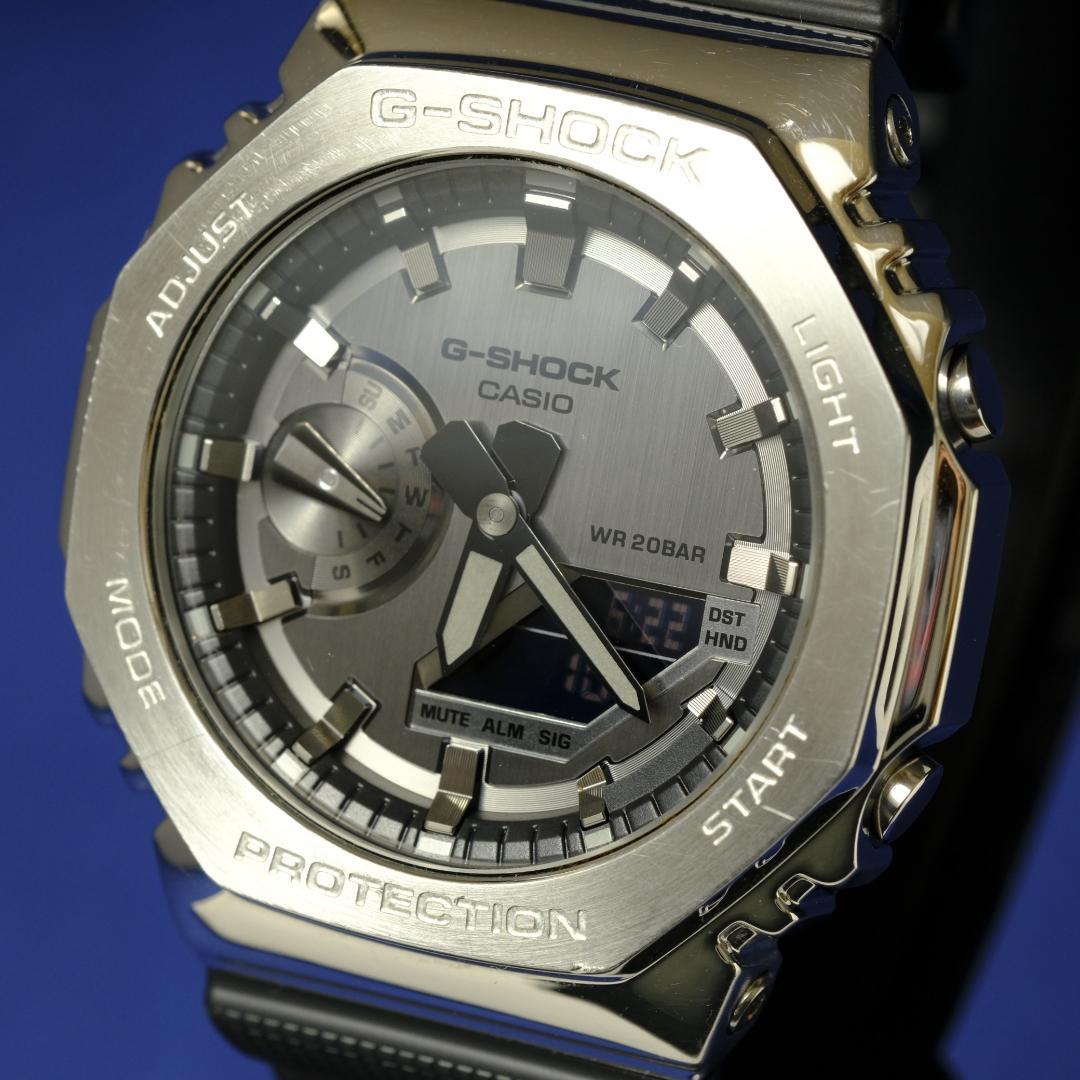 【良品】G-SHOCK カシオーク GM-2100 電池交換済み (182) A thorough explanation of how to change the battery and set the