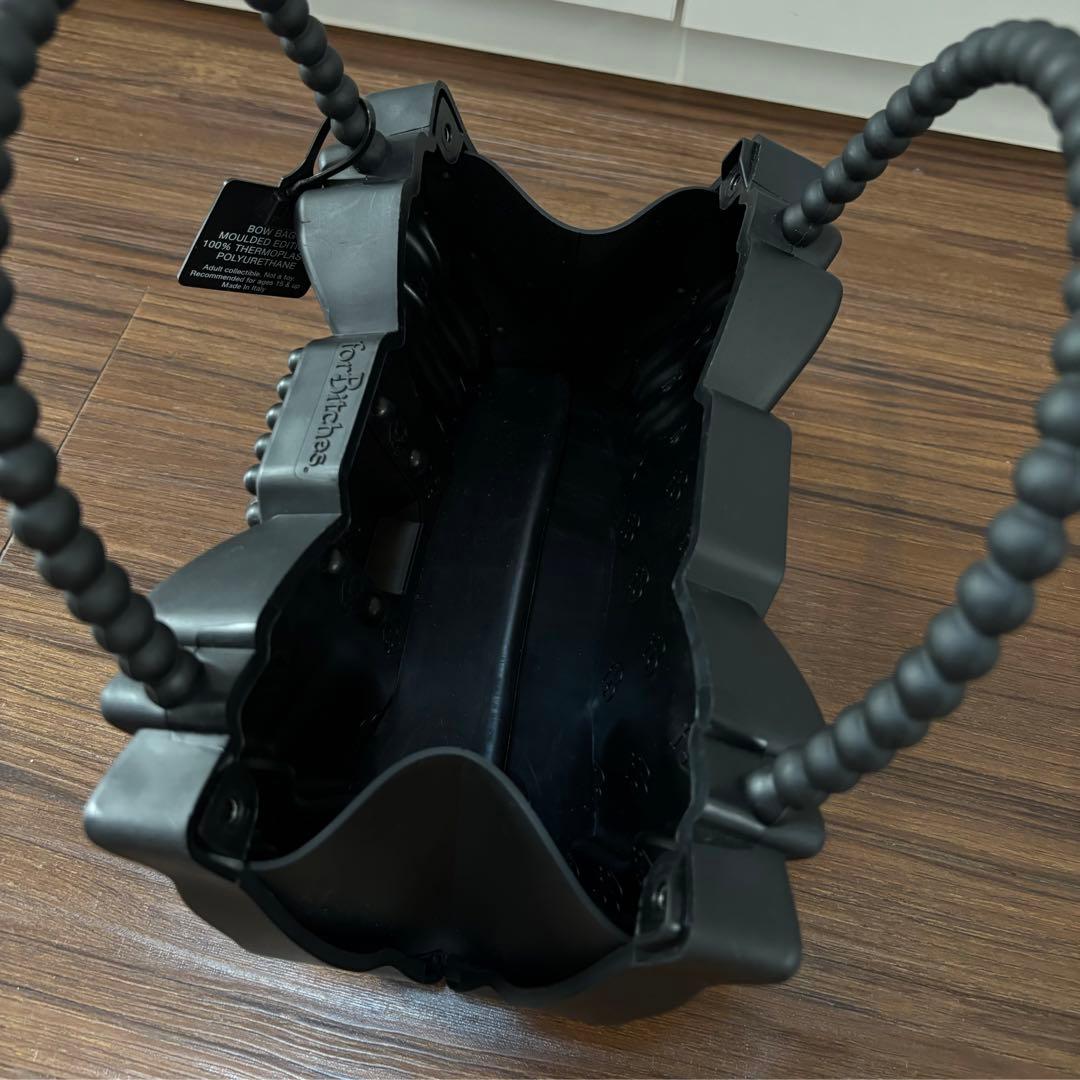 forBitches フォービッチーズ Bow Bag リボン形バッグ ブラック - メルカリ