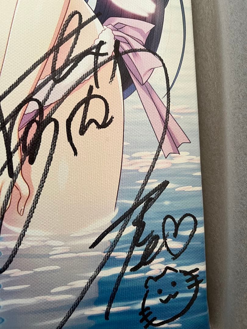 それは舞い散る桜のように ソフマップ特典西又葵直筆サインキャンバスアート