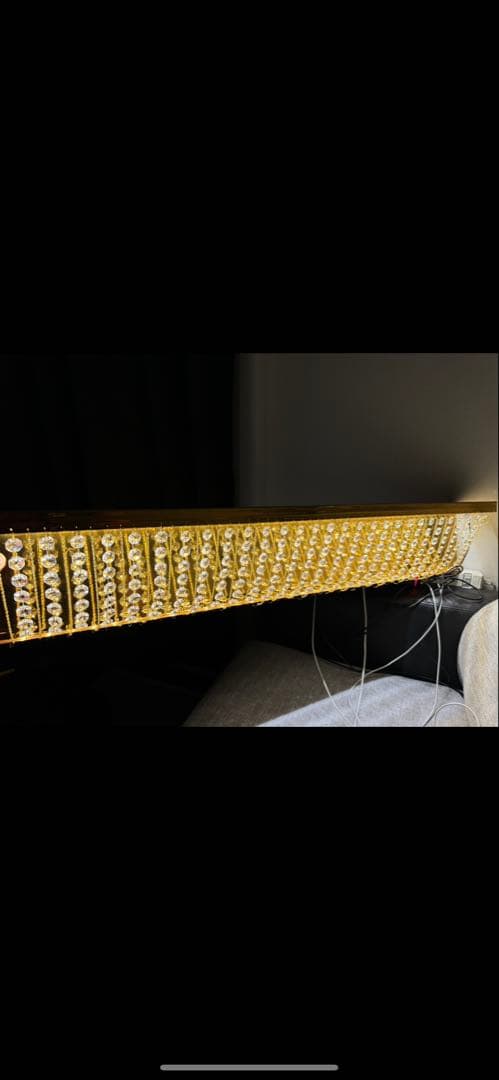 ナイアガラ シャンデリア ダブルチェーン LED付き 値下げ中‼️ - メルカリ