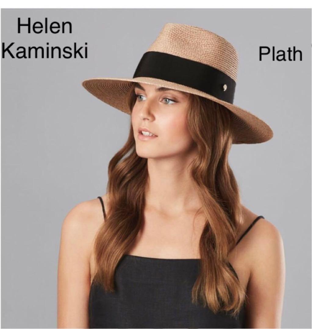 新品　ヘレンカミンスキー ラフィアハット Plath リボンブラック Helen Kaminski（ヘレンカミンスキー） PROVENCE10 ハット ラフィア