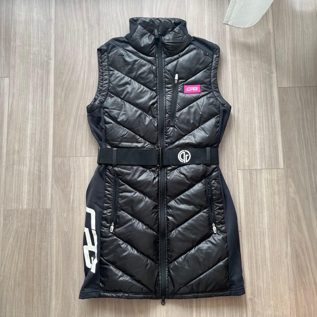 CPG シーピージーゴルフ　レディース　ダウンベスト　ワンピース CPG シーピージーゴルフ レディース ダウンベスト ワンピース - メルカリ