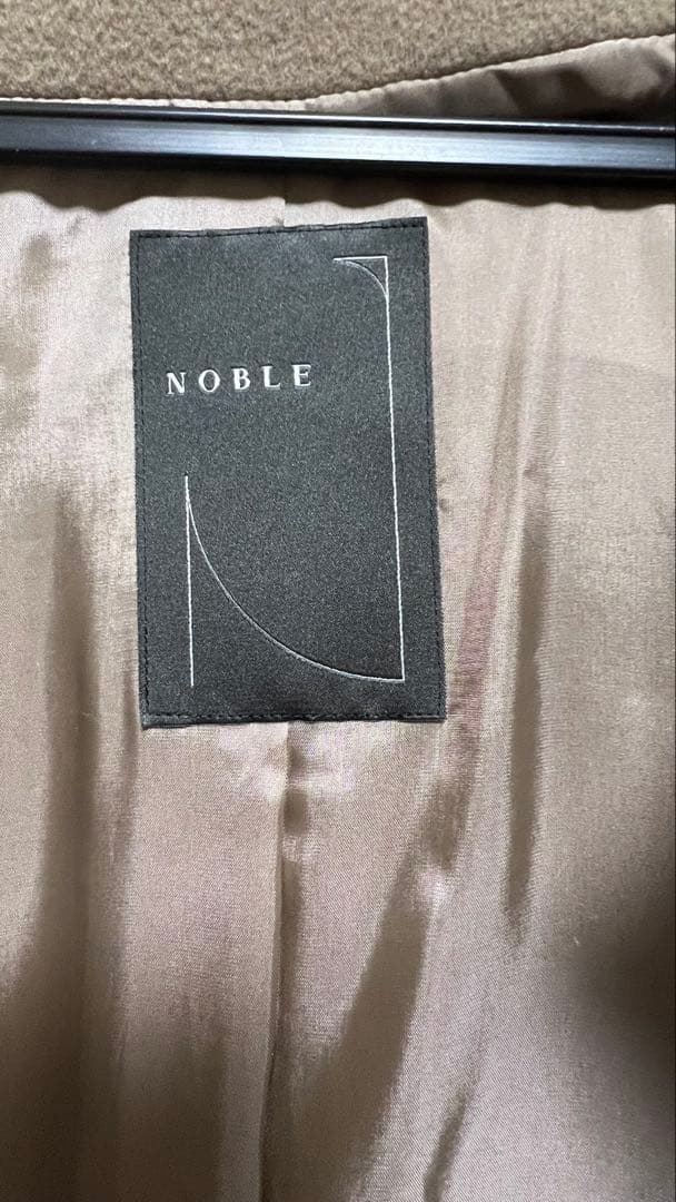 NOBLE ノーカラー ジップ コート ノーブル 36 - メルカリ