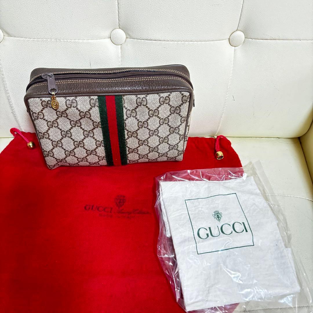ほぼ　未使用　付属品あり　GUCCI オールド　グッチ　シェリーライン　バッグ GUCCI（グッチ） オールドグッチ シェリーライン ショルダーバッグ