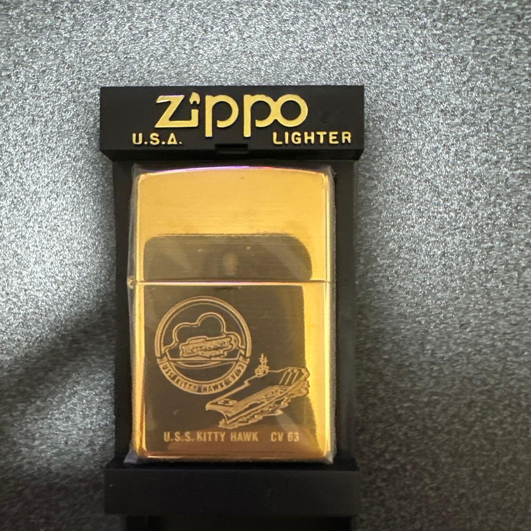 その他 USS KITTY HAWK CV-63 Zippo Zippo キティホーク CV-63 アメリカ海軍 チャレンジコイン付 - メルカリ