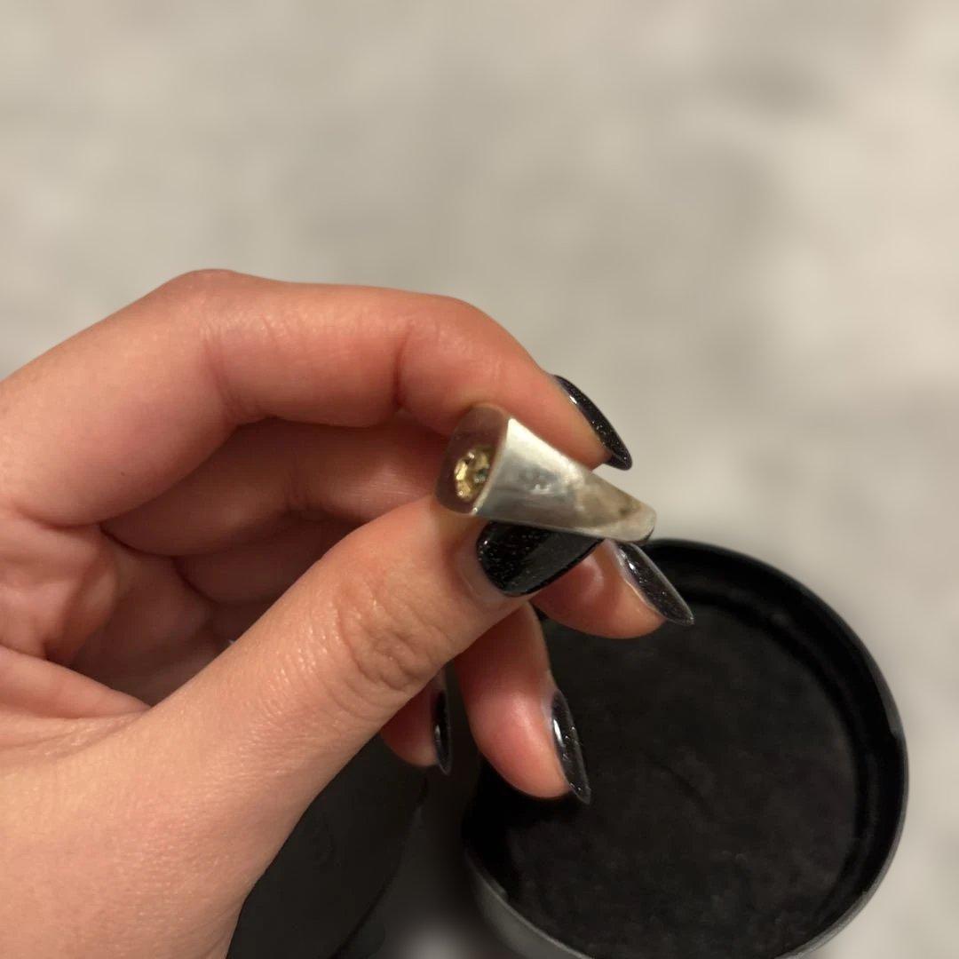 Tom Wood Mined Ring Emerald サイズ54 トムウッド