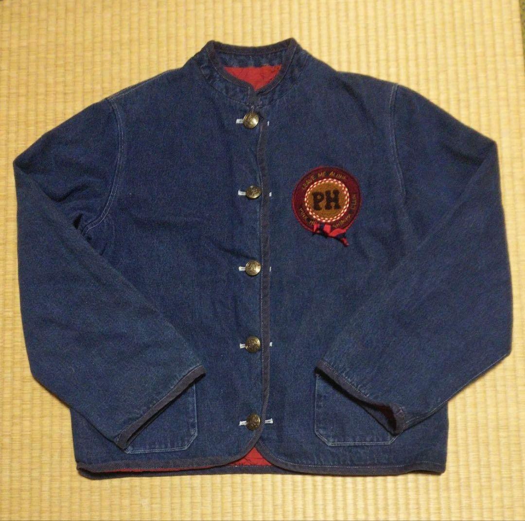 ピンクハウス デニムジャケット PINK HOUSE（ピンクハウス）の「うさぎアップリケ使いセーラーデニム