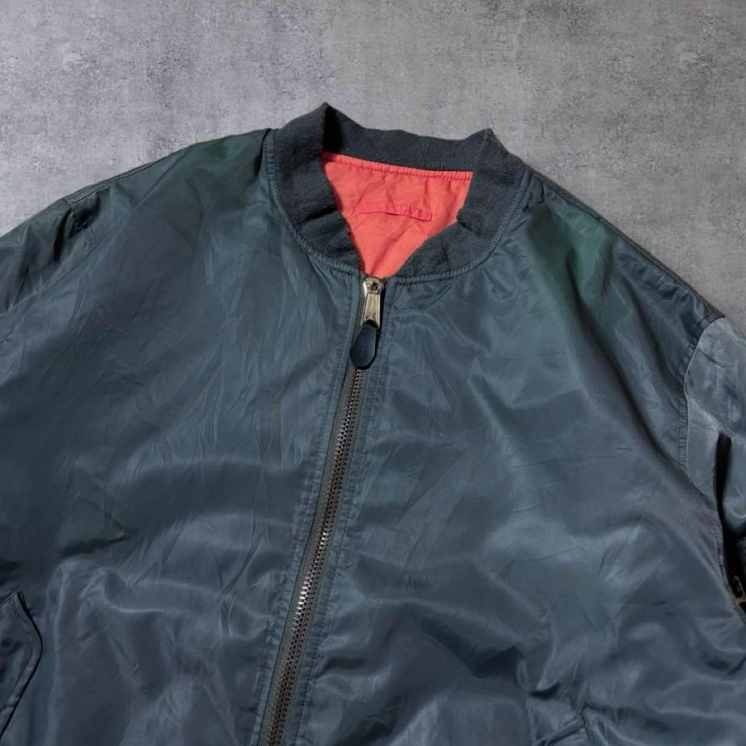 90s USAF MA-1フライトジャケットミリタリー北朝鮮製短丈古着