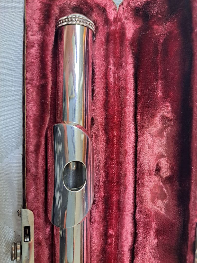 三響フルート 頭部管 NRS-1 (現RT-1)銀製 低音強化タイプ ケース付