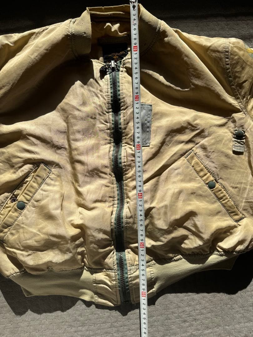 anytee購入品 bleach MA-1 フライトジャケット X-LARGE - メルカリ