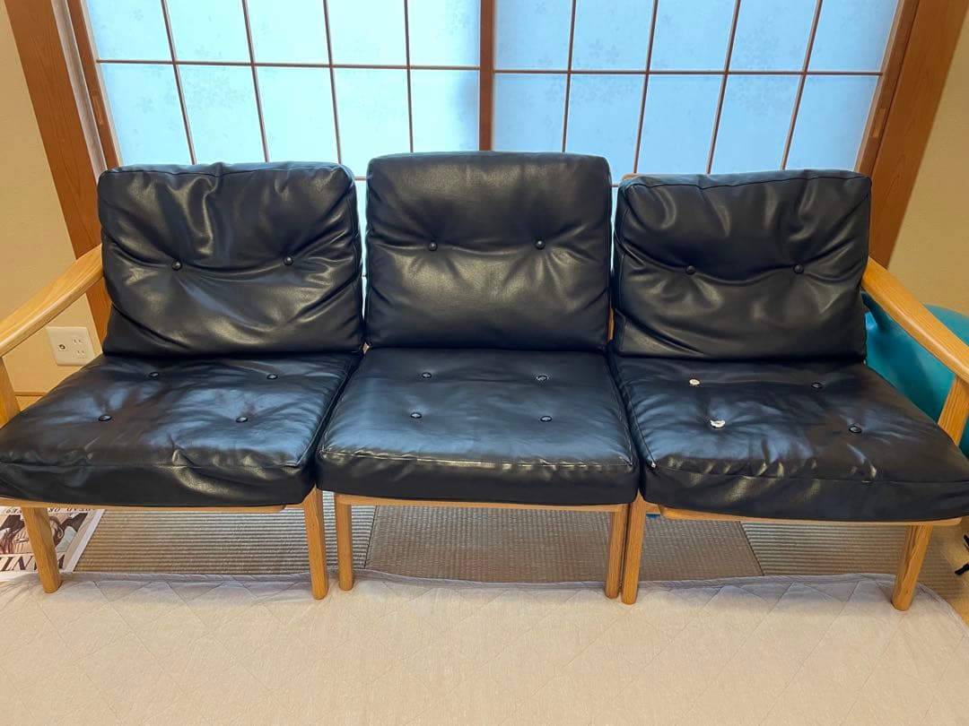 マルニ60 ソファ 3人掛け MARUNI60（マルニ60）/ 3シーター / 両肘 / オークフレーム - 丁寧な