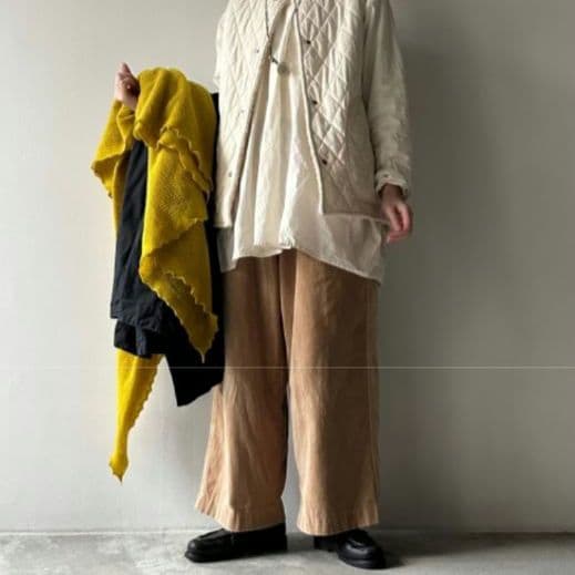 veritecoeurベルベティパンツ・ベージュVC-2519 - メルカリ