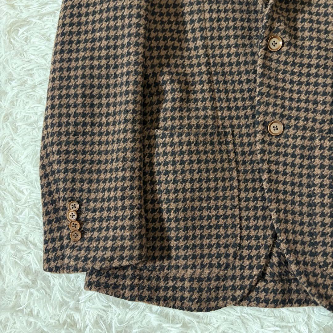 美品 リングジャケット ニューバルーン生地 アンコン ハウンドトゥース