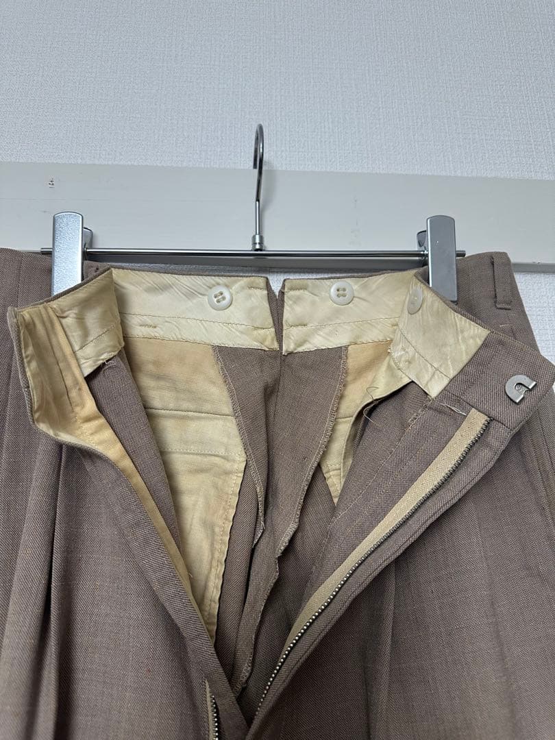 40s vintage slacks スラックス デッドストック - メルカリ