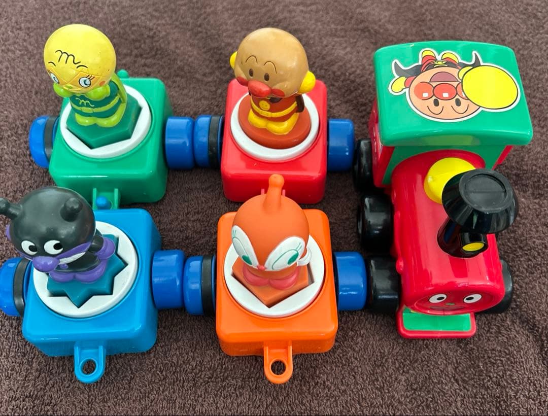 アンパンマン SLまん パズル フィギュア バイキンマン ドキンちゃん