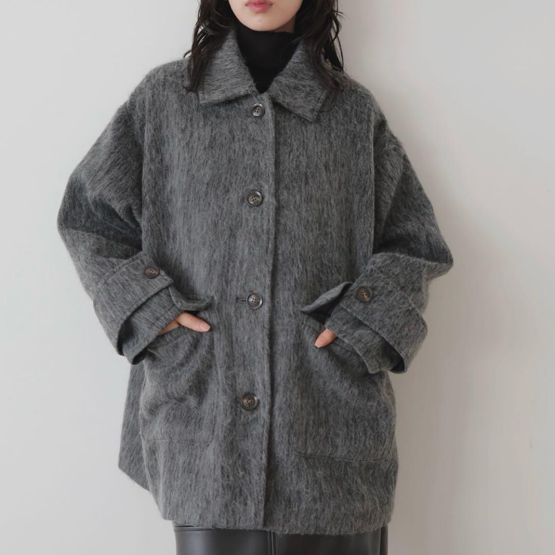 lian ステンカラーシャギージャケットコート ステンカラーシャギージャケットコート – LIAN