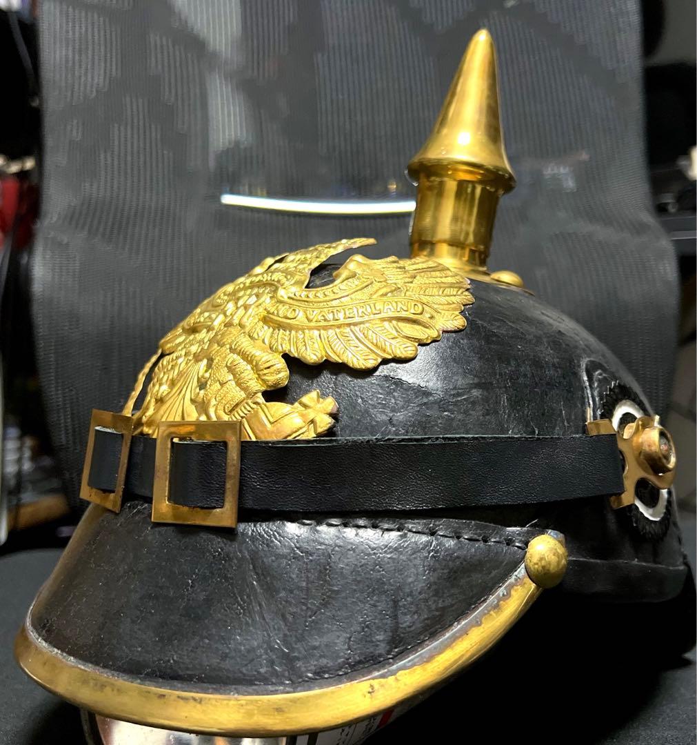 週末限定セール！WW1 ドイツ軍 ヘルメット ピッケルハウベ 鉄十字勲章