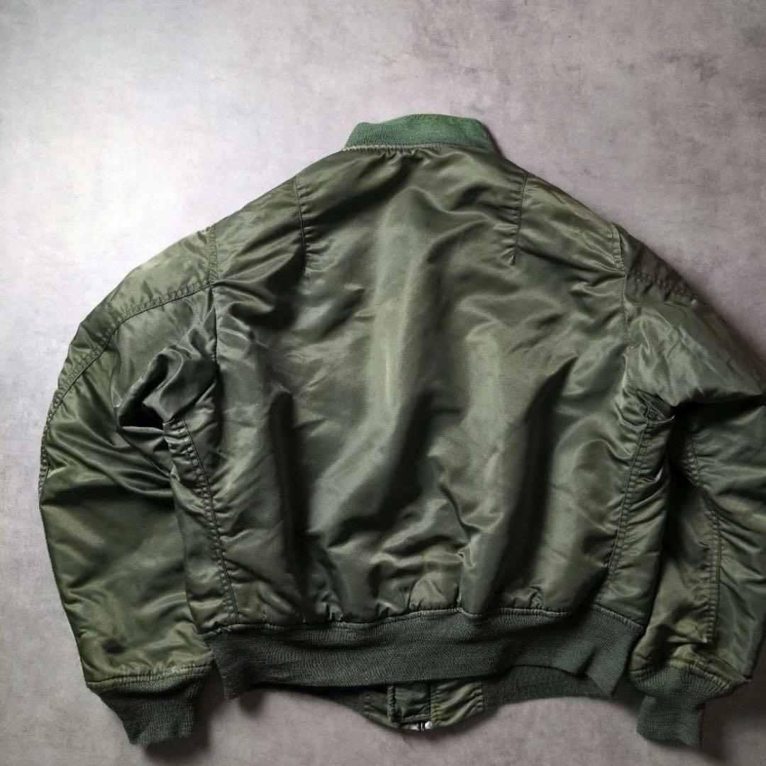 80s 90s USA製 ALPHA 3本線 IDEAL 民生品 MA-1 - メルカリ