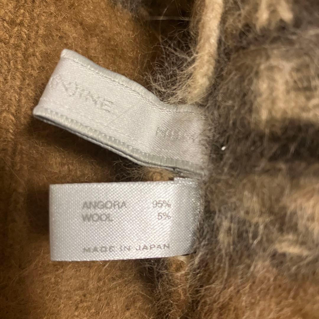 希少 ナンバーナイン 耳当て アンゴラニット - メルカリ