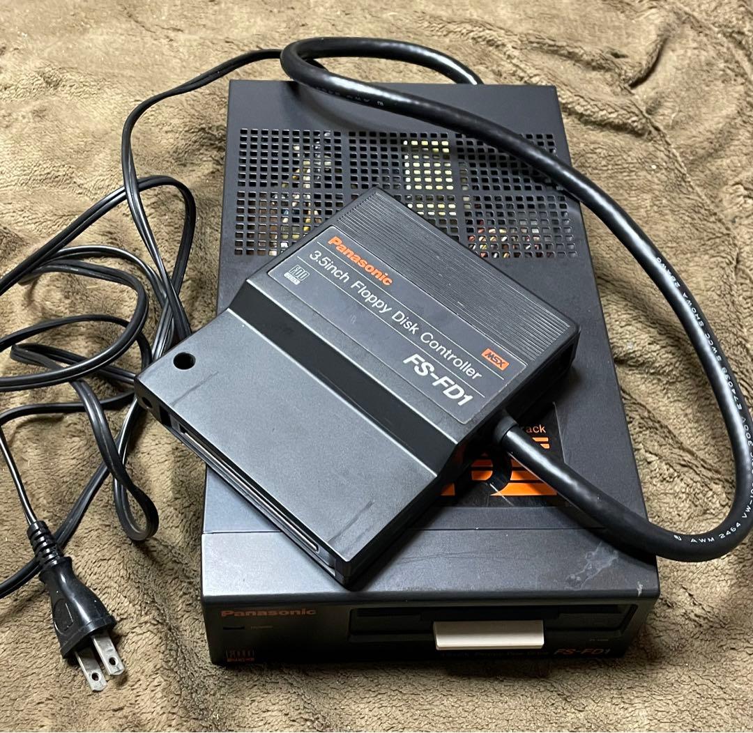 MSX 3.5インチ フロッピーディスクドライブ FS-FD1 ジャンク - メルカリ