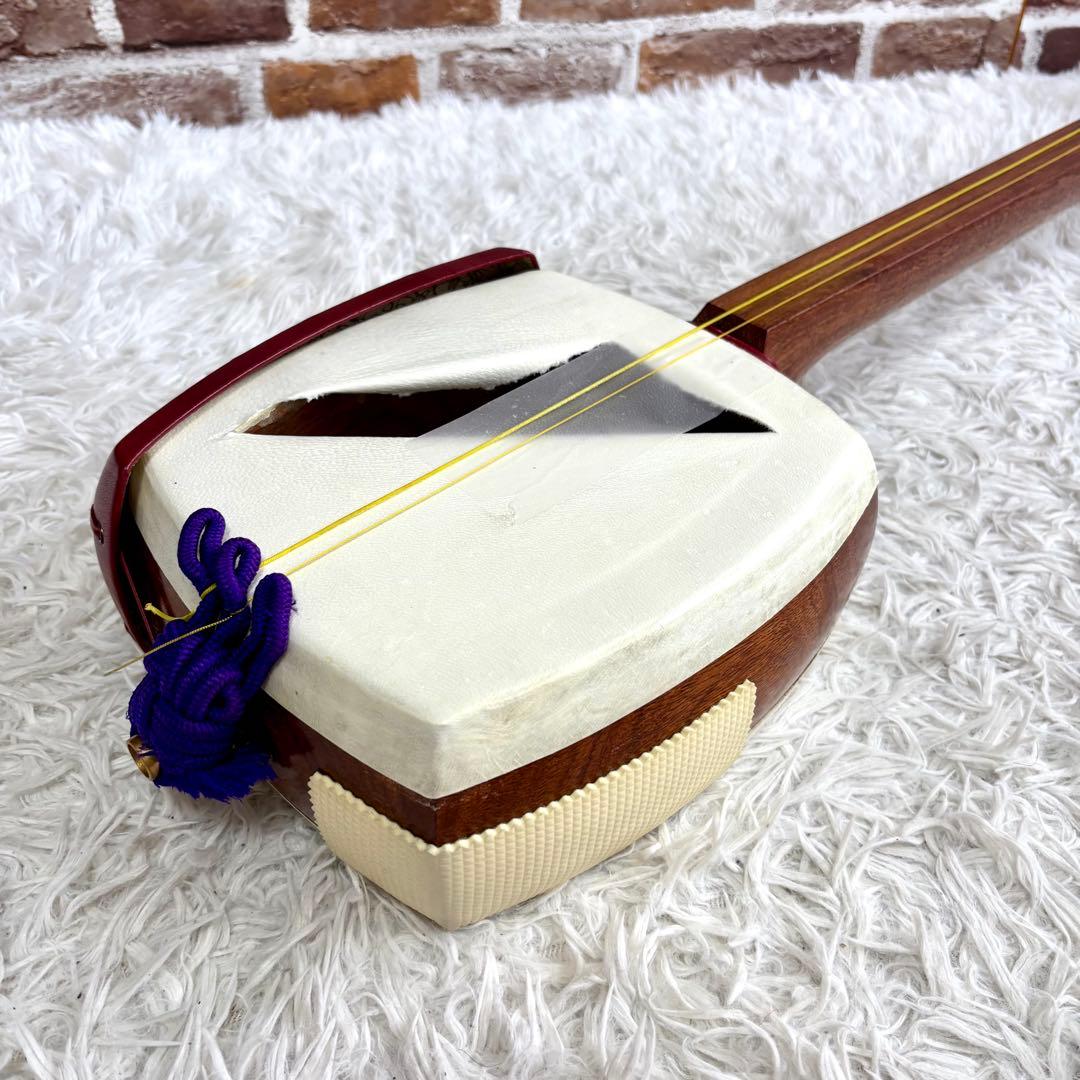 ✨美品✨津軽三味線 太棹 花梨 丸打ち胴 一本ホゾ 和楽器 ハードケース