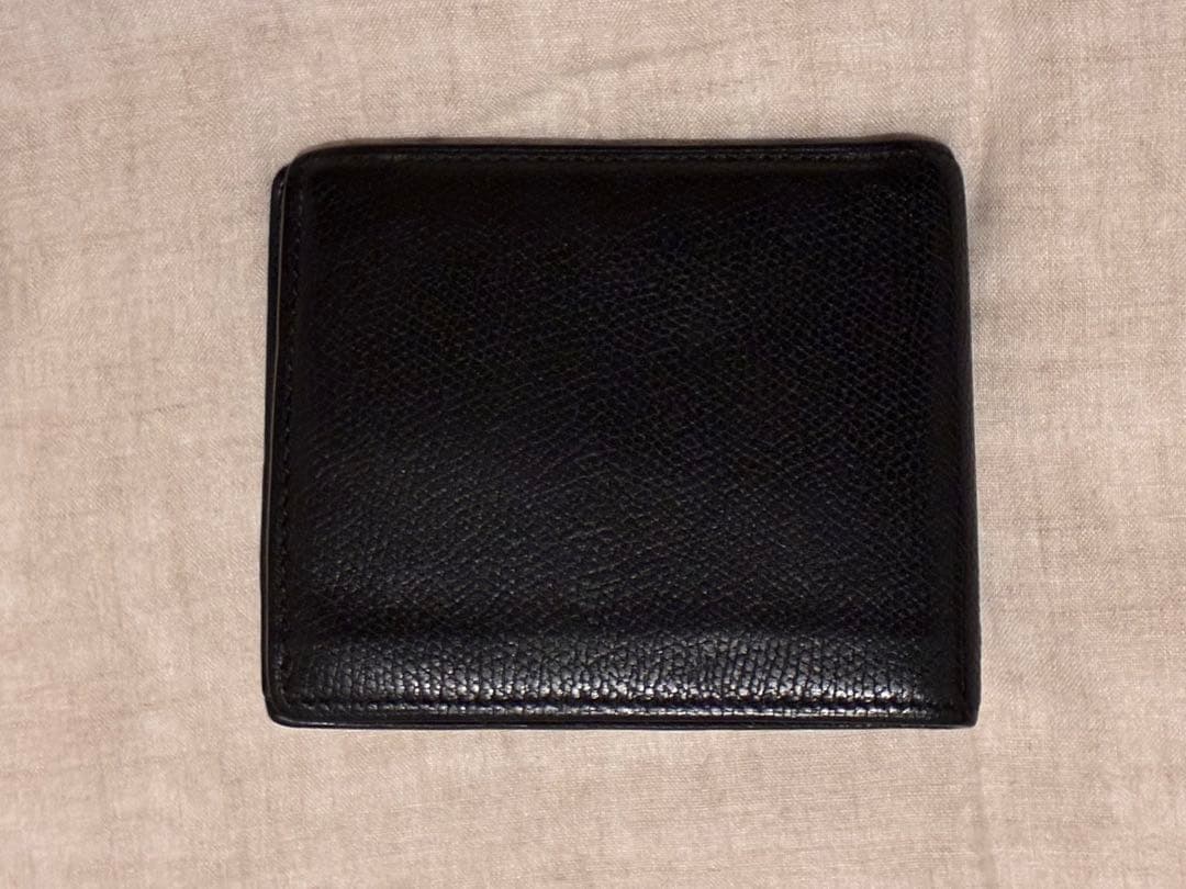 Valextra ヴァレクストラ 二つ折財布　黒　美品 Valextra（ヴァレクストラ） 財布 二つ折り バレクストラ