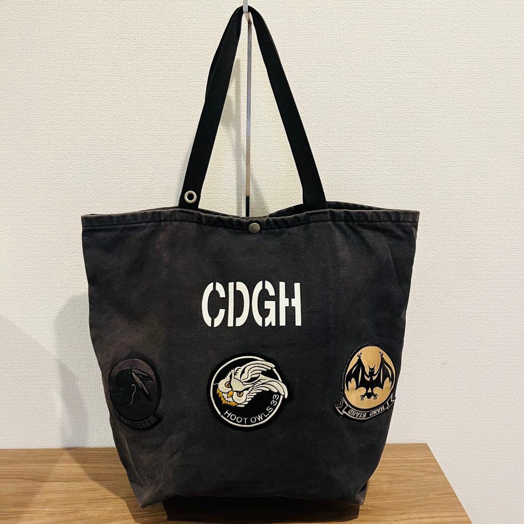 希少! コムデギャルソン・オム キャンバストートバッグ ワッペン