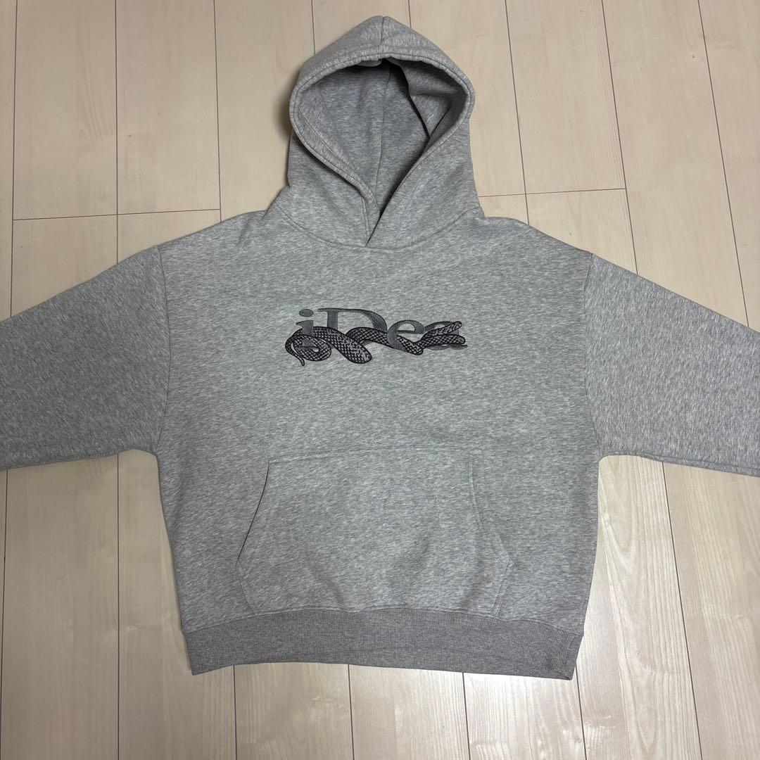 イデアスワム ideaswam グレー パーカー hoodie Lサイ - メルカリ