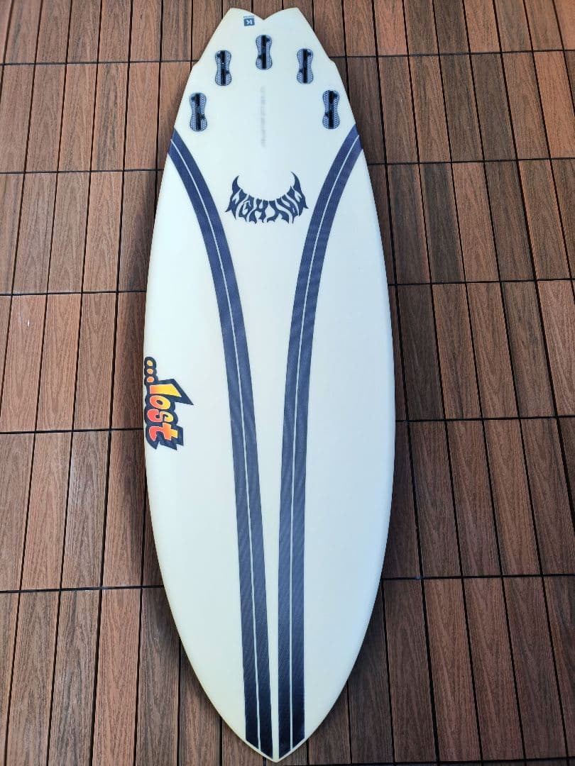 美品】LOST MAYHEM RNFラウンドノーズフィッシュ カーボンワープ