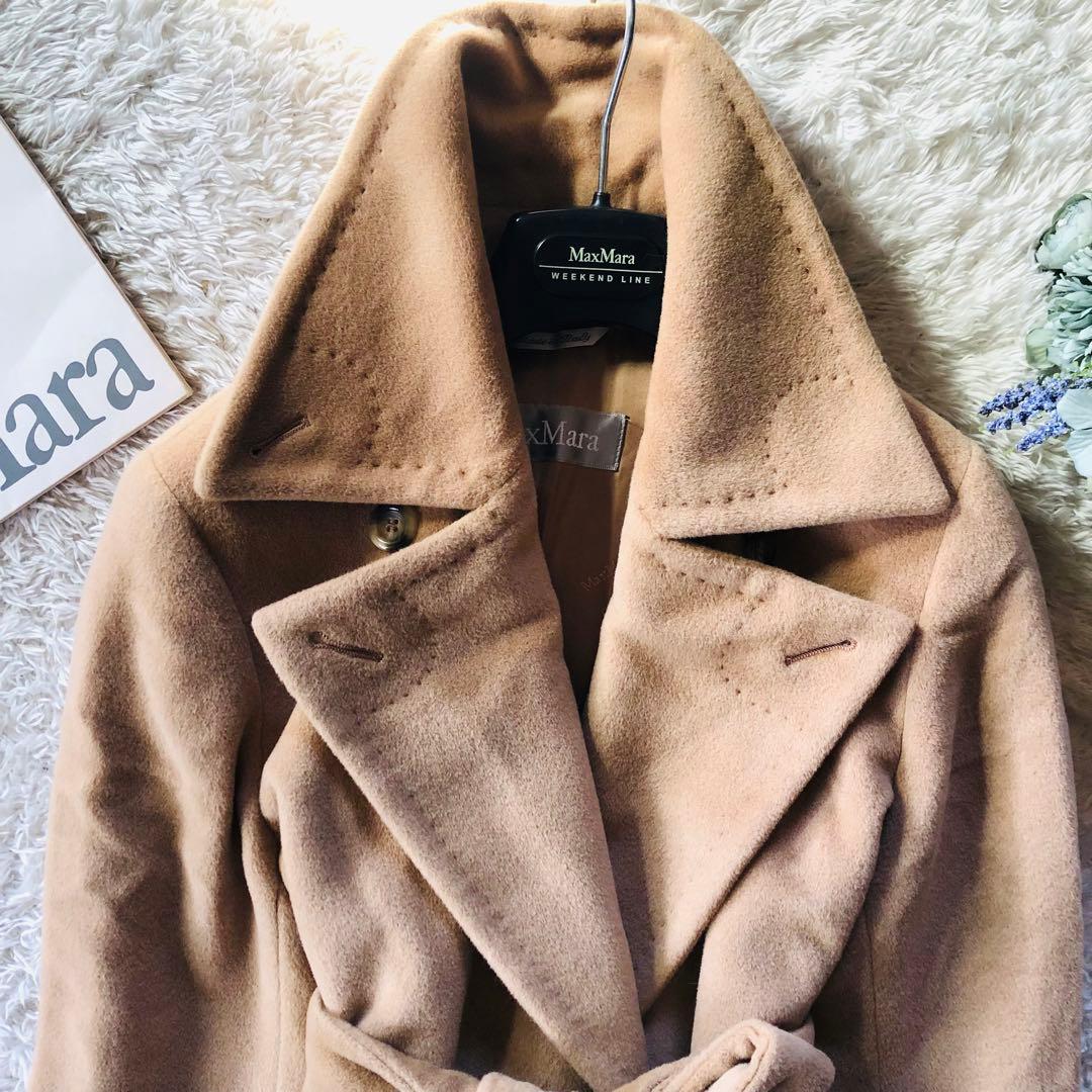 新 発売ファッション - 美品✨マックスマーラ ベルテッドコート