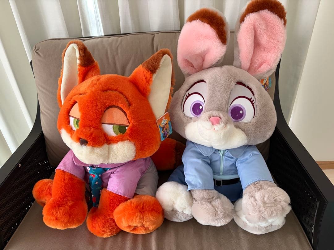 ズートピア2 ジュディ＆ニック ぬいぐるみ コストコ ズートピア2 ジュディ ニック ぬいぐるみ コストコブランケット入り