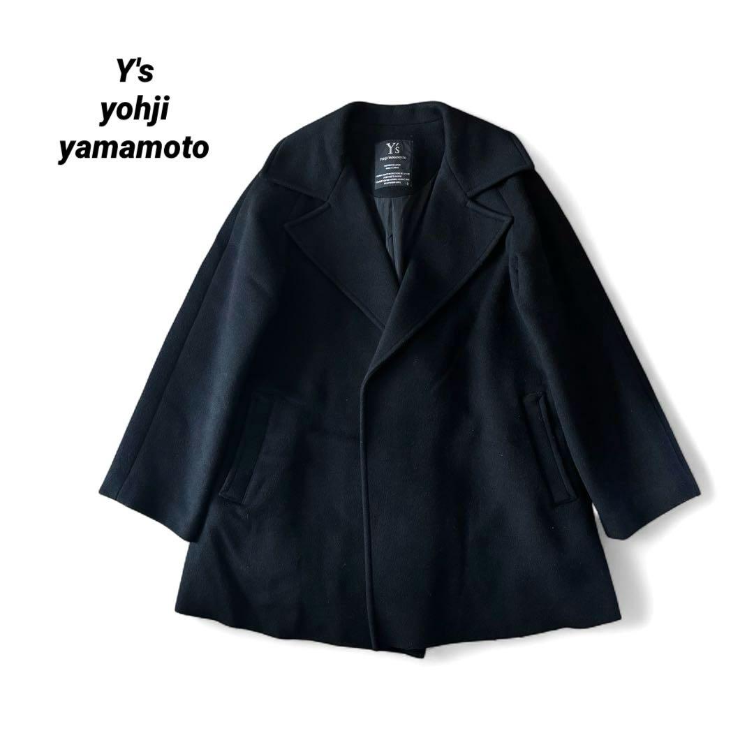 ジャケット・アウター Y's yohji yamamoto wool gown coat BLK 3 Y's AW24 STYLE HIGHLIGHTS | Yohji Yamamoto (ヨウジヤマモト
