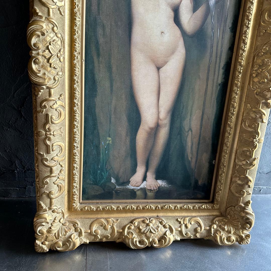 びっくり瞬間的お値下げ❣️圧巻❣️ドミニクアングル　泉　豪華額縁