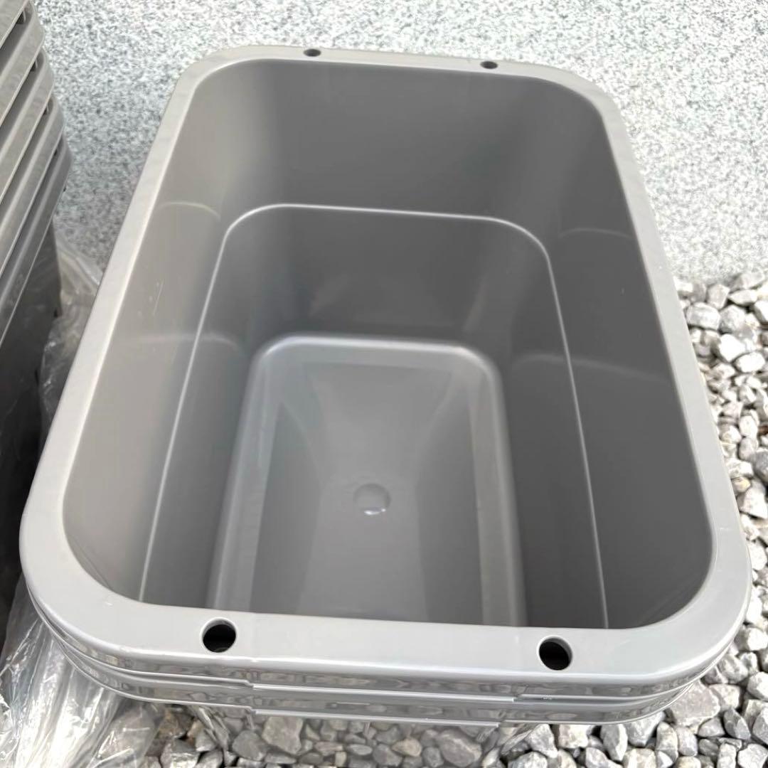 ① 角タライ24L グレー 新品と中古 8個セット 新色 天羽めだか様