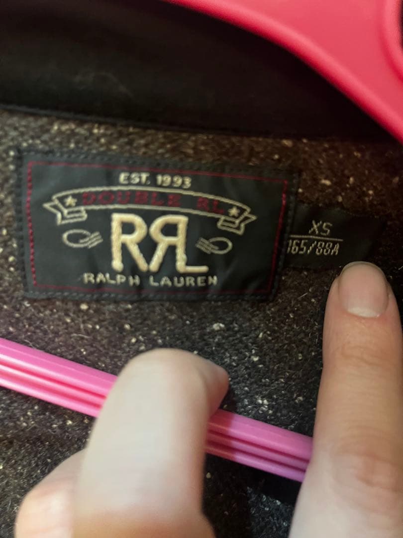 RRLダブルアールエル ウール混 シャツジャケット XS ネップ ラルフ