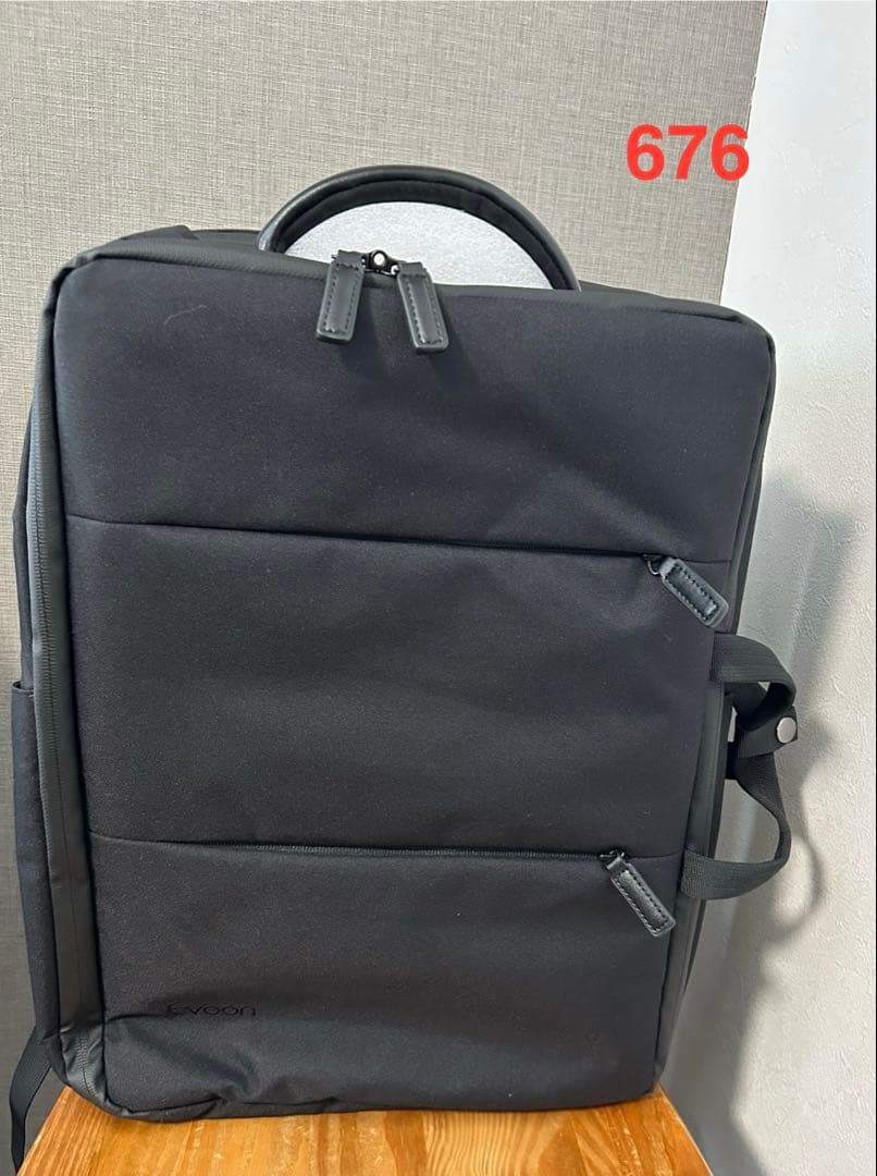 【やや訳あり特価】Evoon マルチビジネスリュック 5.0ブラック 676 Evoon マルチビジネスリュック4.0・容量22L~拡張時35L【3営業日以内に