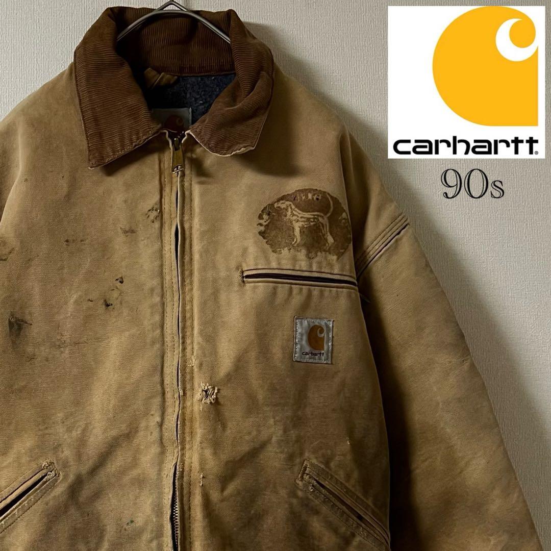 90s Carhartt（カーハート）デトロイトジャケット/ブラウン/US古着