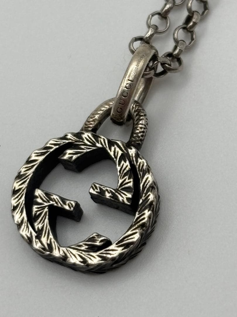 GUCCI グッチ ネックレス インターロッキング チェーン切れ 925 オンラインストア限定】 GUCCI (グッチ) インターロッキングG チェーン