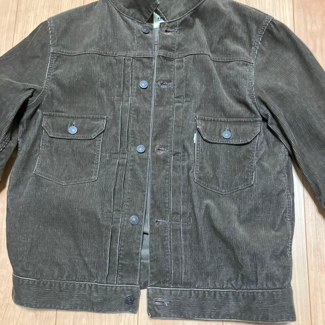 FOB FACTORY コーデュロイ2ndジャケット ブラウン - メルカリ